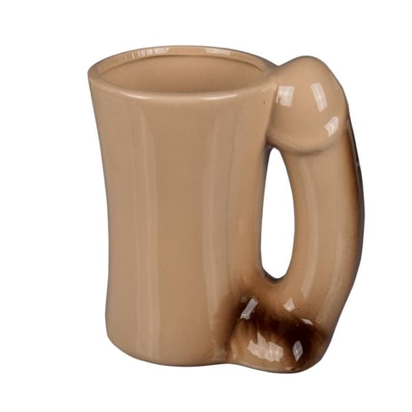 Kaffemugg - Humoristisk penismugg Beige