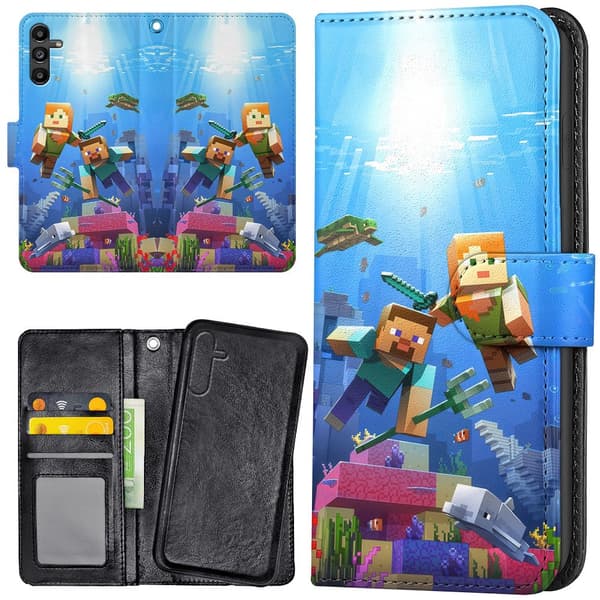 Samsung Galaxy S26 - Lommebok Deksel Minecraft