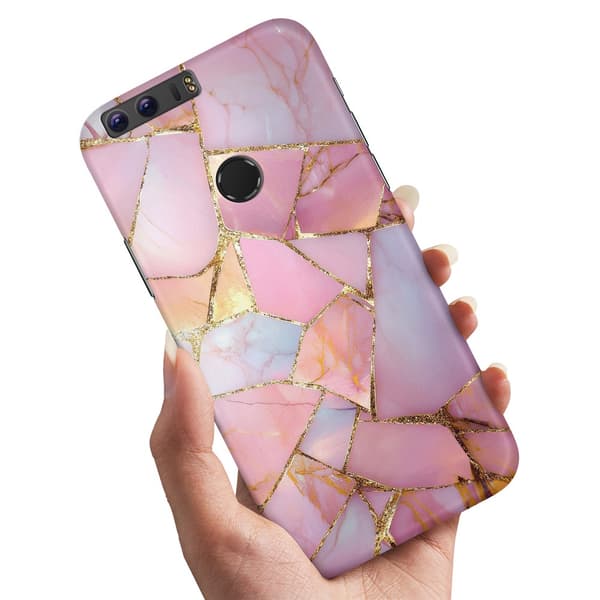 Cover / Mobilcover til Huawei Honor 8 - Abstract