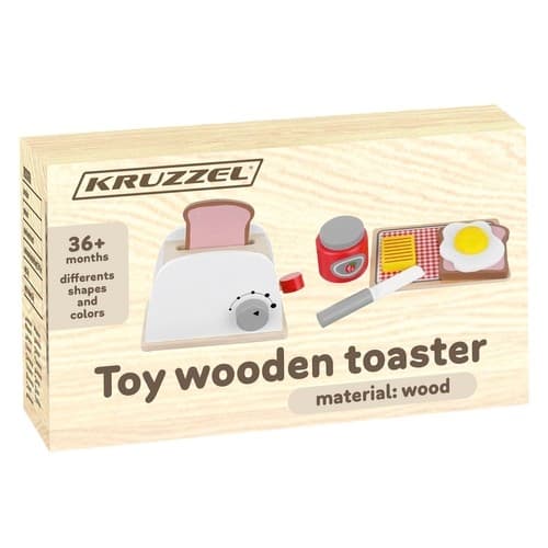 Leksaksbrödrost för Barn - Träleksak