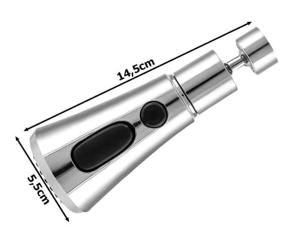 Munstycke till Kran - 360° Perlator - Sparar vatten
