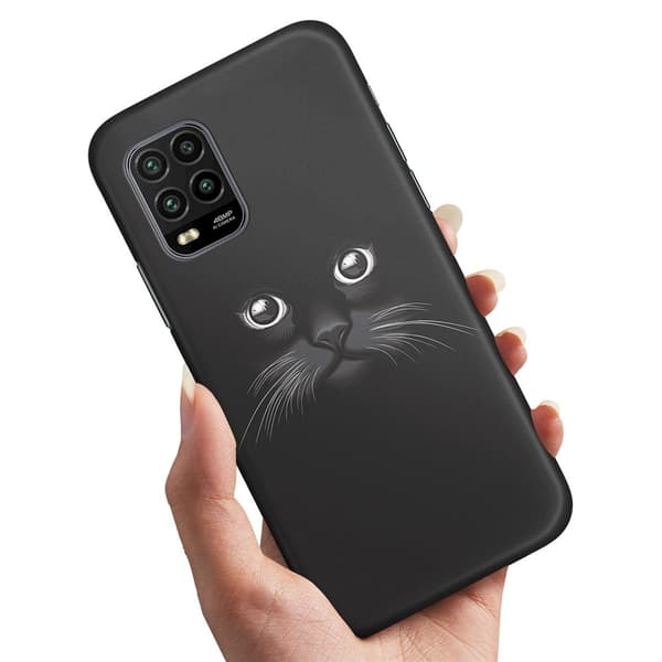 Cover / Mobilcover til Xiaomi Mi 10 Lite - Sort Kat