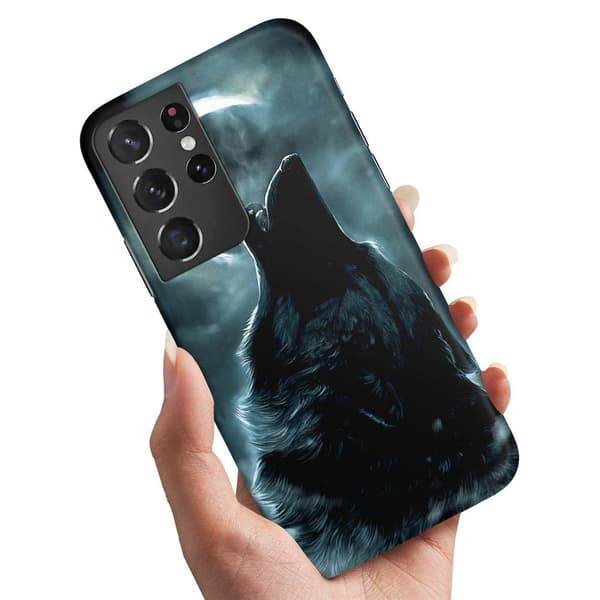 Deksel / Mobildeksel til Samsung Galaxy S21 Ultra - Wolf