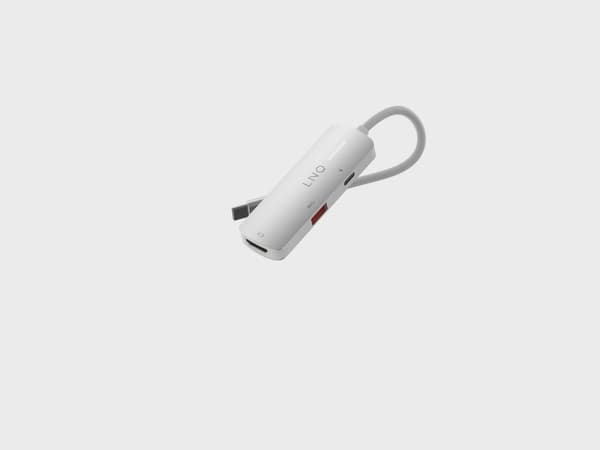 Linq 3in1 USB-C Multiport Hub Aluminiumgrå
