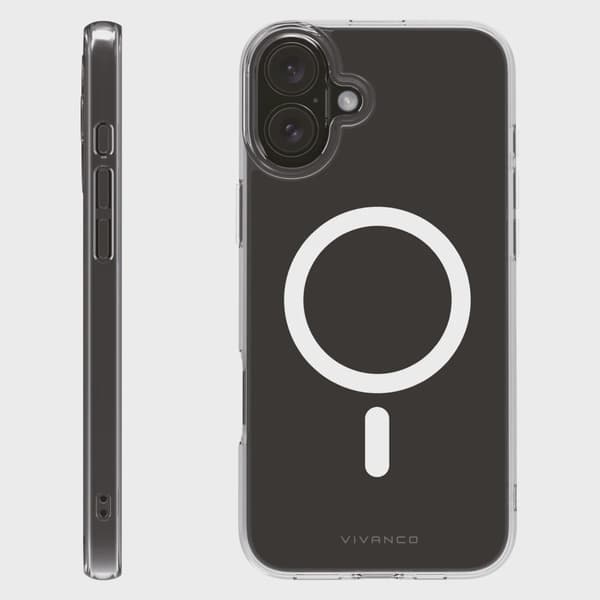 Vivanco Mag Clear skal iPhone 16 Plus Transparent
