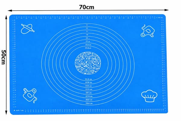 Bakmatta silikon 50 x 40 cm Blue