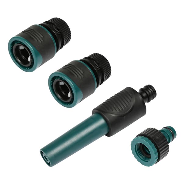 Vattenkoppling set 1/2" 4 st soft grip