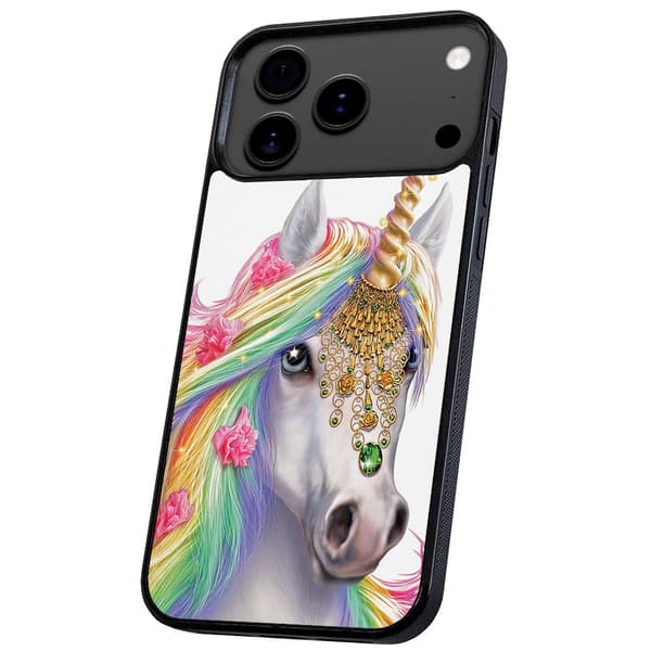 iPhone 17 / 18 Pro Max - Deksel/Mobildeksel Unicorn/Enhjørning