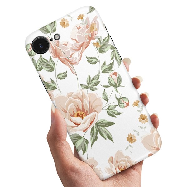 iPhone 16e - Cover/Mobilcover Blomstermønster