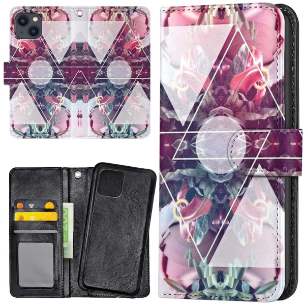 iPhone 13 - Lompakkokotelo/Kuoret High Fashion Design Multicolor