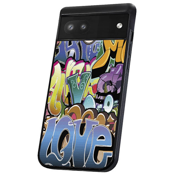 Google Pixel 6A - Deksel/Mobildeksel Graffiti
