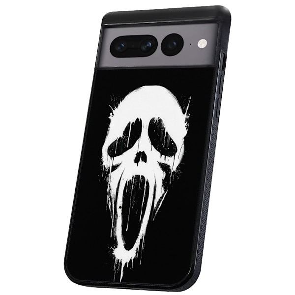 Google Pixel 8A - Skal/Mobilskal Scream Ghostface