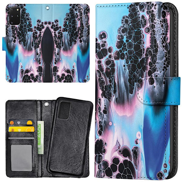 Samsung Galaxy S20 FE - Plånboksfodral/Skal Marmor multifärg
