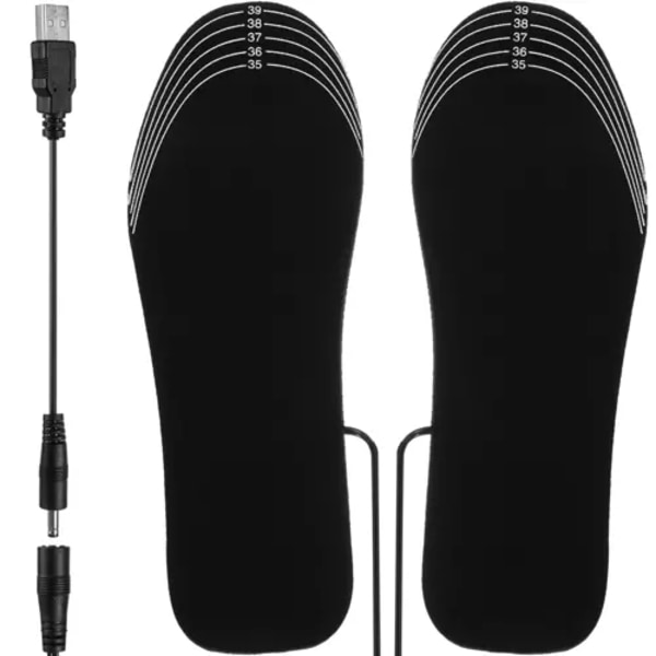 Lämmitetyt pohjalliset / USB-jalkalämmitin - Lämmittää jalkojasi