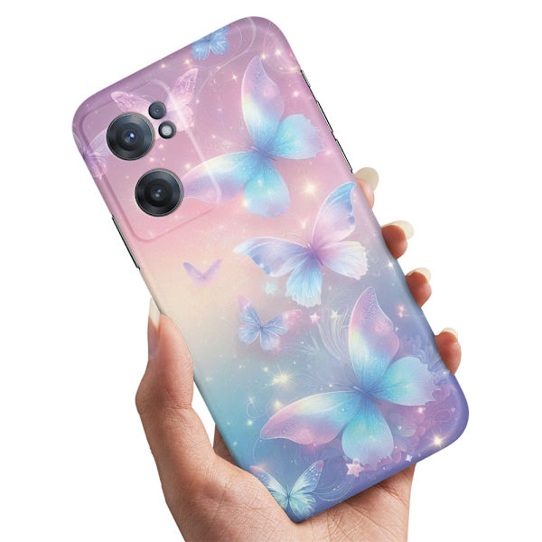 OnePlus Nord CE 2 5G - Kuoret/Suojakuori Butterflies