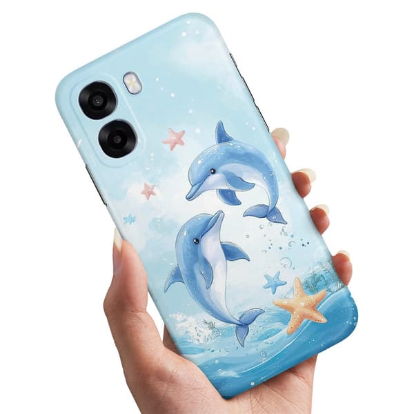 Deksel / Mobildeksel til Oppo A6x 5G - Dolphins