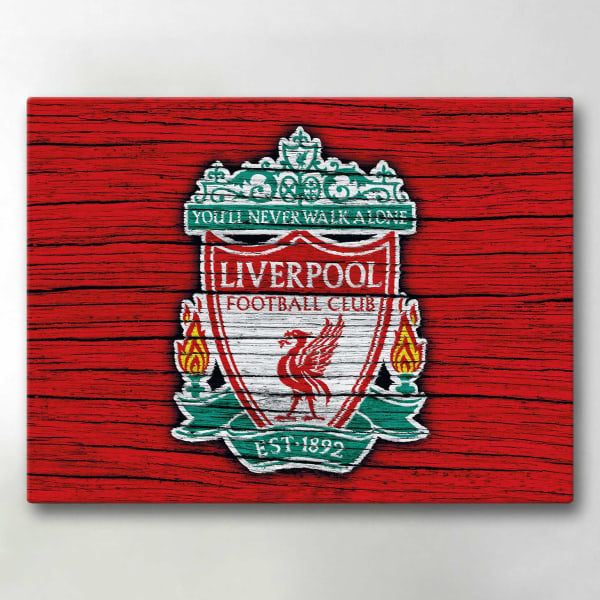 Lærredsbillede / Lærredstryk - Liverpool - 40x30 cm - Lærred Multicolor