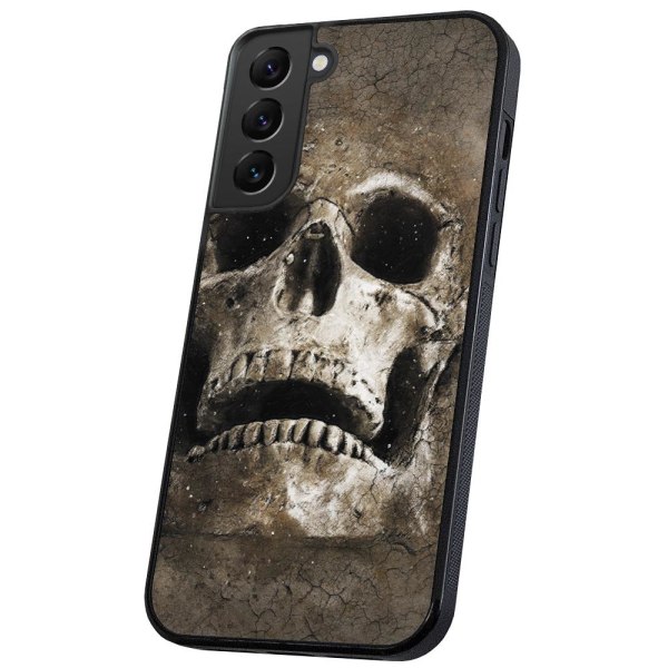 Samsung Galaxy S21 Plus - Cover/Mobilcover Cracked Skull