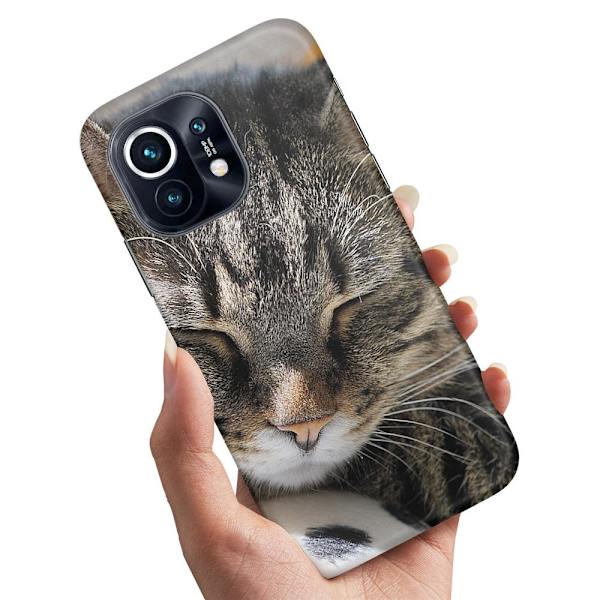 Xiaomi Mi 11 - Skal/Mobilskal Sovande Katt