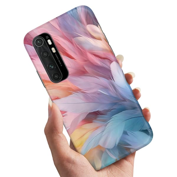 Cover / Mobilcover til Xiaomi Mi Note 10 Lite - Feathers