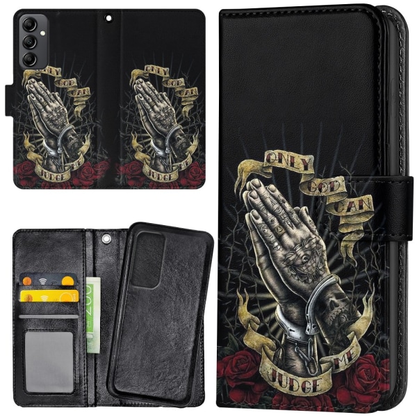 Samsung Galaxy A14 - Mobilcover/Etui Cover Only God Can Judge Me