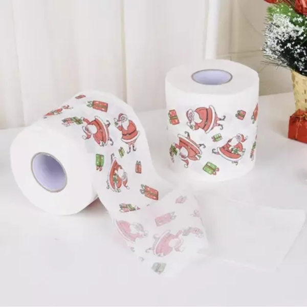 4-Kpl - Joulu WC-paperi