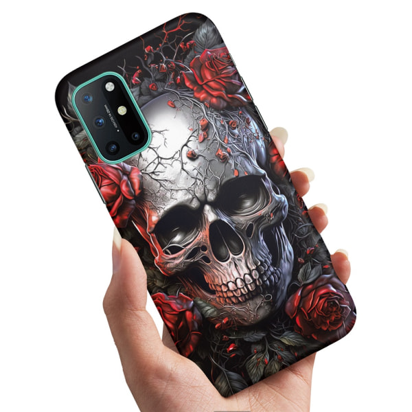 OnePlus 8T - Cover/Mobilcover Skull Roses