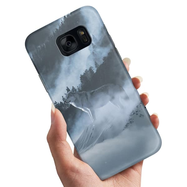 Deksel / Mobildeksel til Samsung Galaxy S7 - Arctic Wolf
