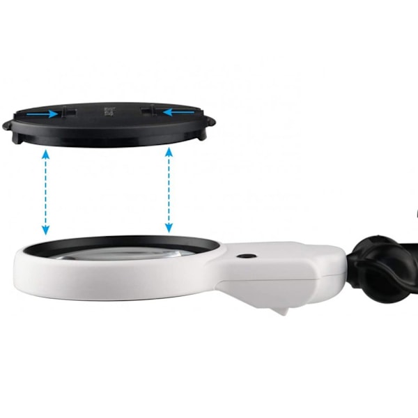 Lödstativ med Förstoringsglas & LED