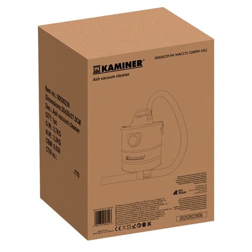 Askdammsugare / Asksug - 15L