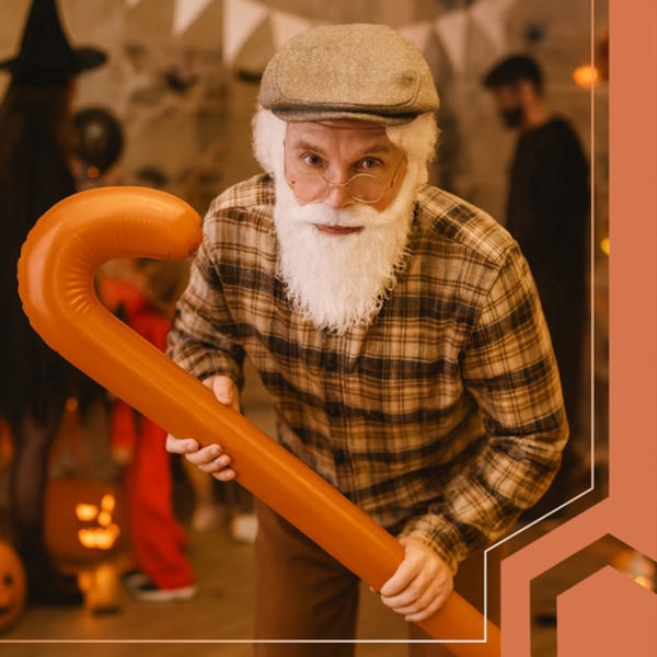 Uppblåsbar Rollator - Halloween