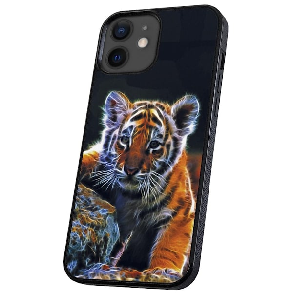 iPhone 12 Mini - Skal/Mobilskal Tigerunge