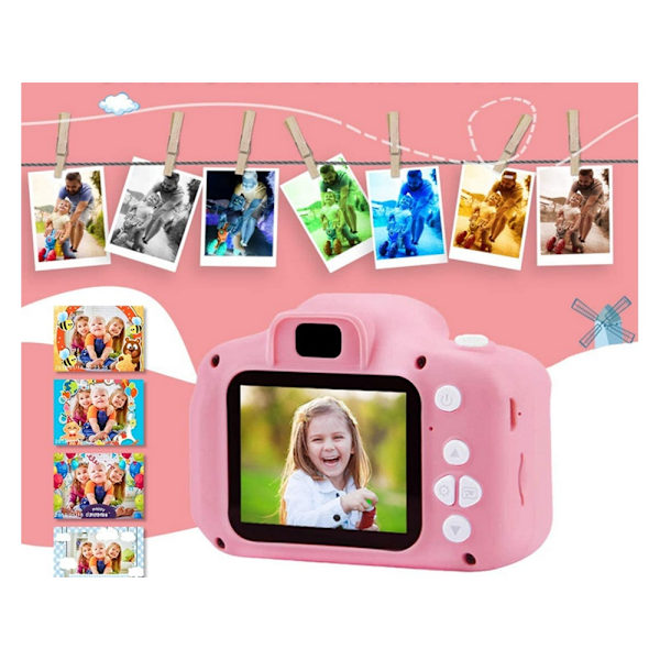 Digitaalinen Kamera / Kamera Lapsille – Lastenkamera Pink