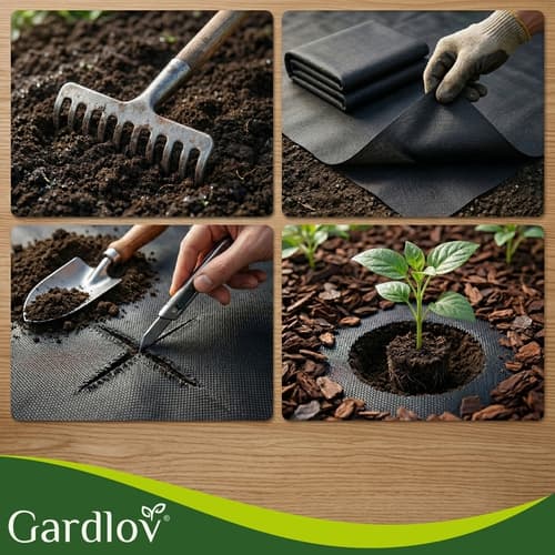 Ogräsduk / Markduk / Marktäckväv - 50g/m² - 1,6 x 20 m