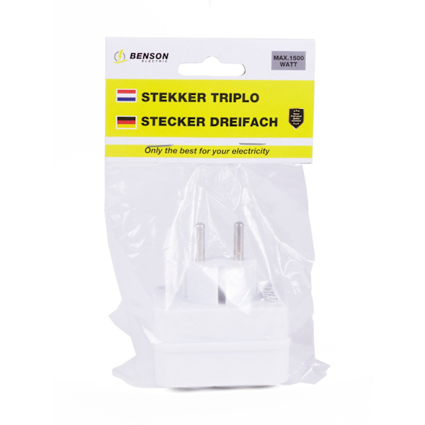 Trekontakt vit