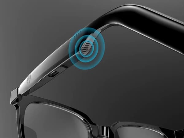 Smarta bluetoothglasögon med högtalare för samtal