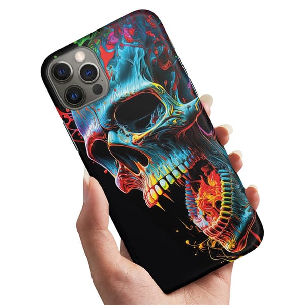Cover / Mobilcover til iPhone 14 Pro - Skull