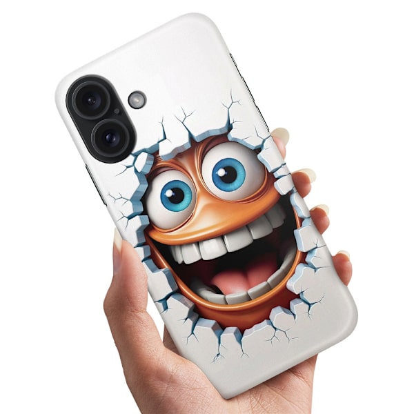 iPhone 16 Plus - Skal/Mobilskal Emoji