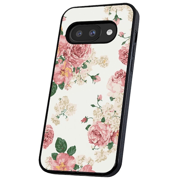 Google Pixel 9A - Deksel/Mobildeksel Retro Blomster