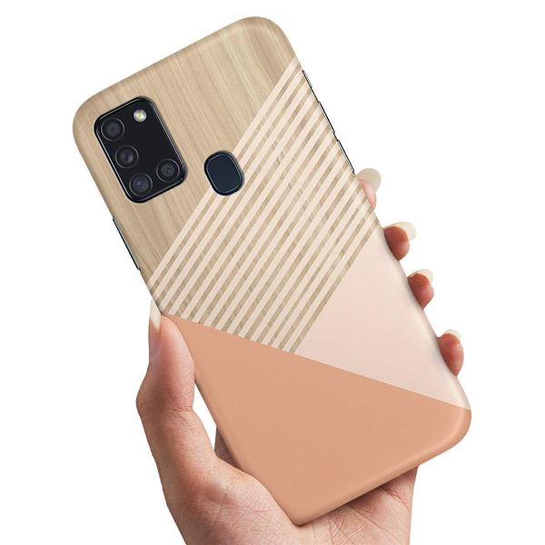 Samsung Galaxy A21s - Skal/Mobilskal Träkonst