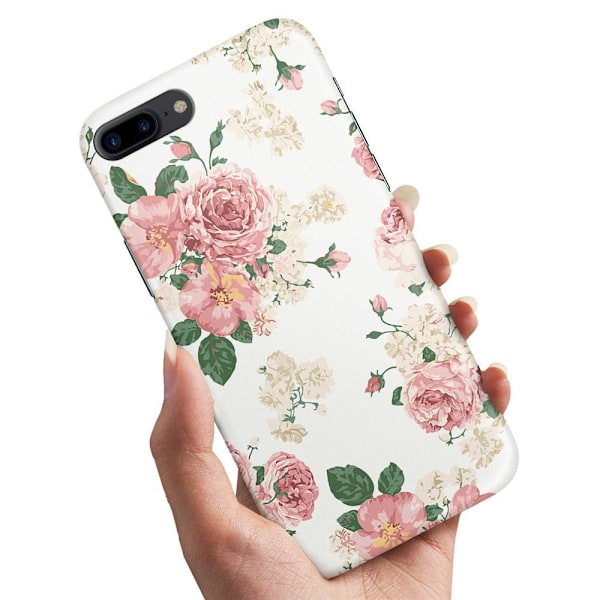 iPhone 7/8 Plus - Cover/Mobilcover Retro Blomster