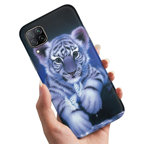 Huawei P40 Lite - Deksel/Mobildeksel Tigerunge