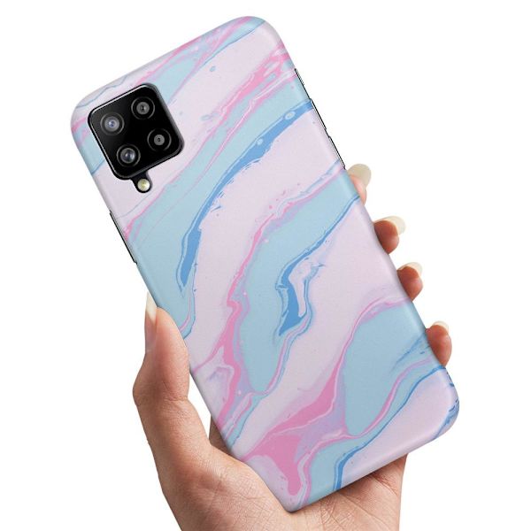 Samsung Galaxy A12 - Deksel/Mobildeksel Marmor Multicolor