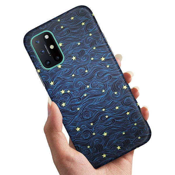 Deksel / Mobildeksel til OnePlus 8T - Stjernemønster