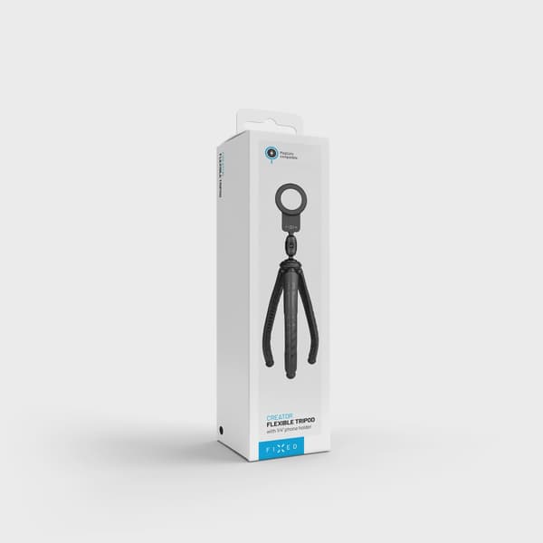 FIXED Creator Flexibelt stativ med MagSafe för smartphones Svart