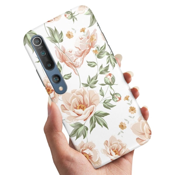 Xiaomi Mi 10/10 Pro - Cover/Mobilcover Blomstermønster