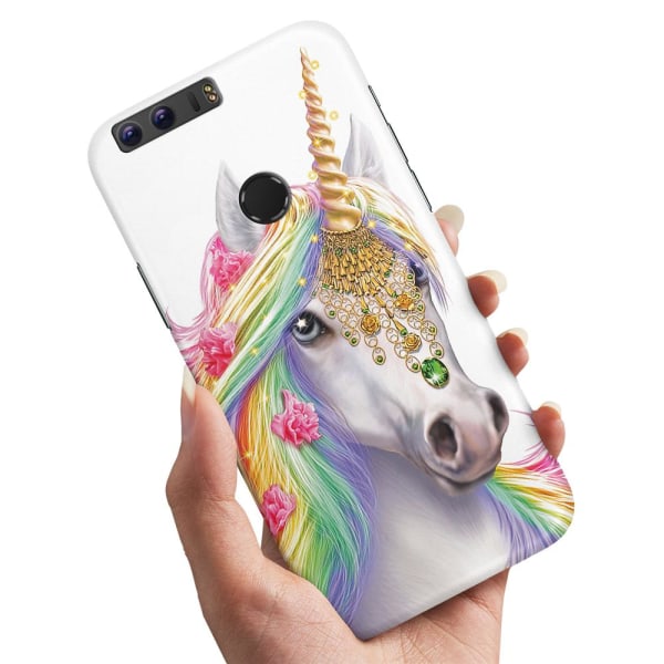 Huawei Honor 8 - Deksel/Mobildeksel Unicorn/Enhjørning