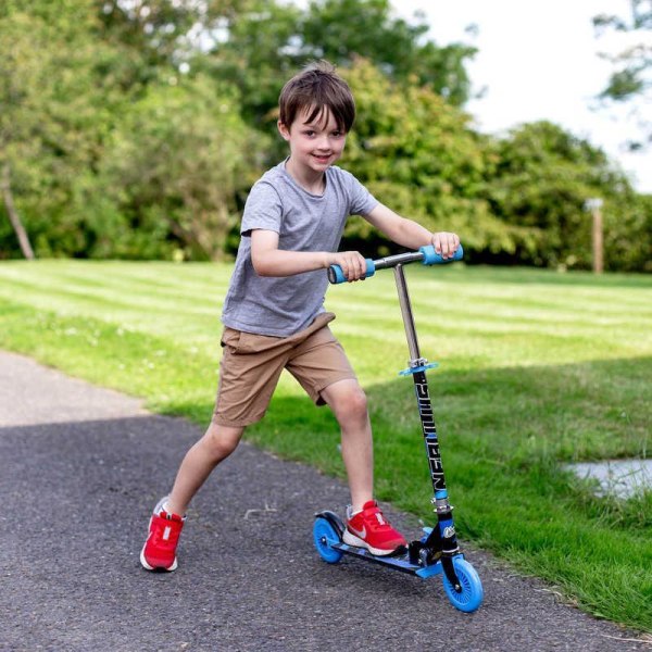 Sparkcykel / Kickbike til Børn - Scooter Blue Svart & Blå