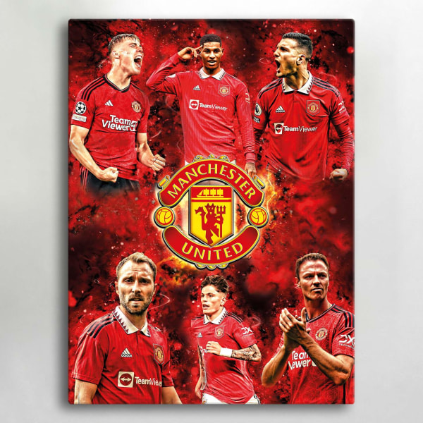 Canvastavla / Tavla - Manchester United - 40x30 cm - Canvas