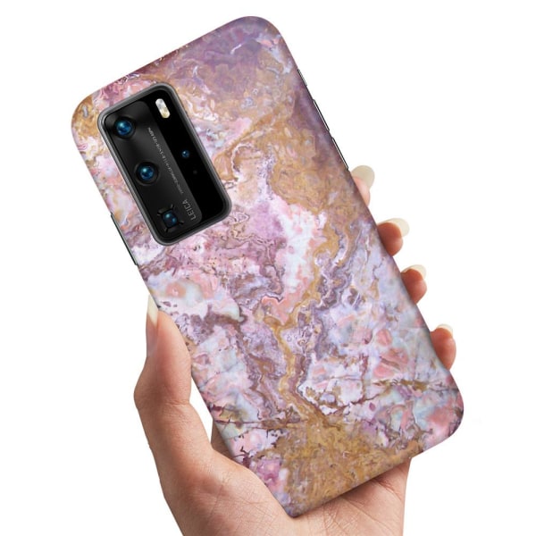 Huawei P40 - Cover/Mobilcover Marmor Multicolor